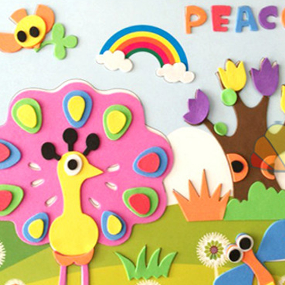 20Pcs Vibrant Eva Craft Foam S - Art Craft With Paper 评论和价格