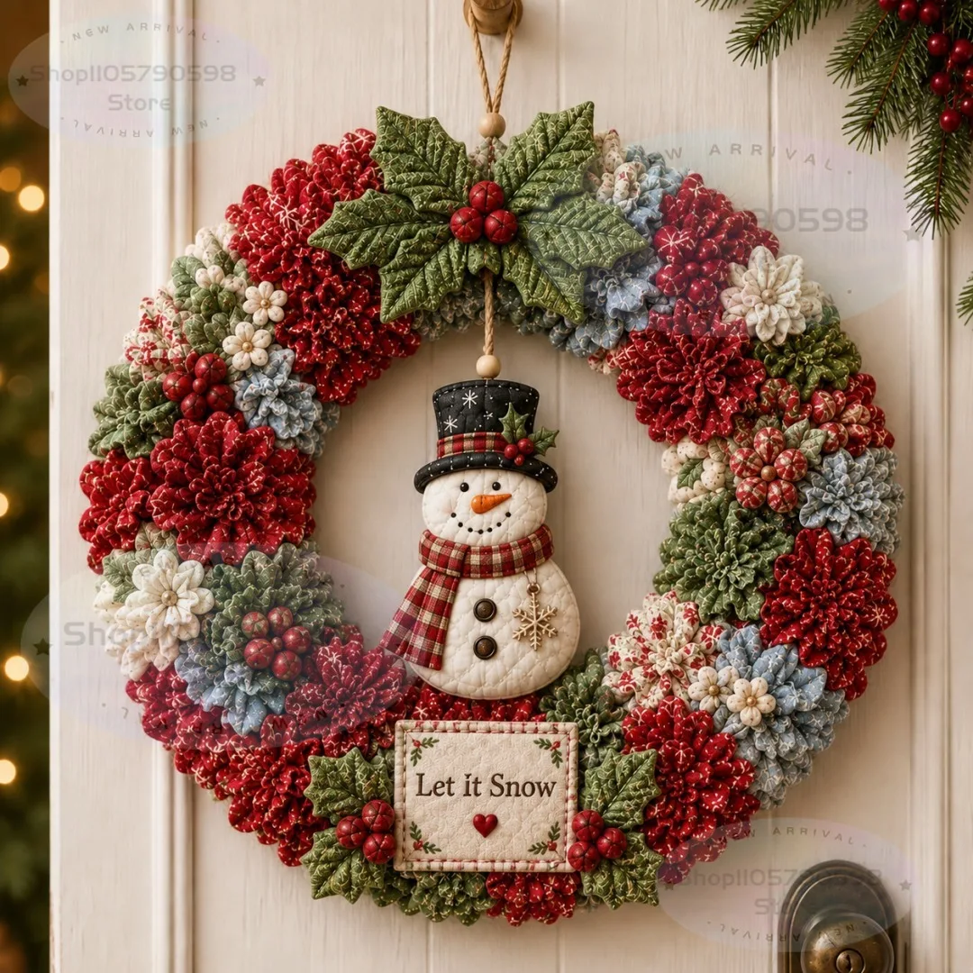 2026 3D Fabric Poke Wreath DIY - Art Craft Kit 评论和价格