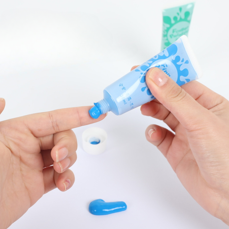 12 Color Finger Paint Children - Gouache Paint Set 评论和价格