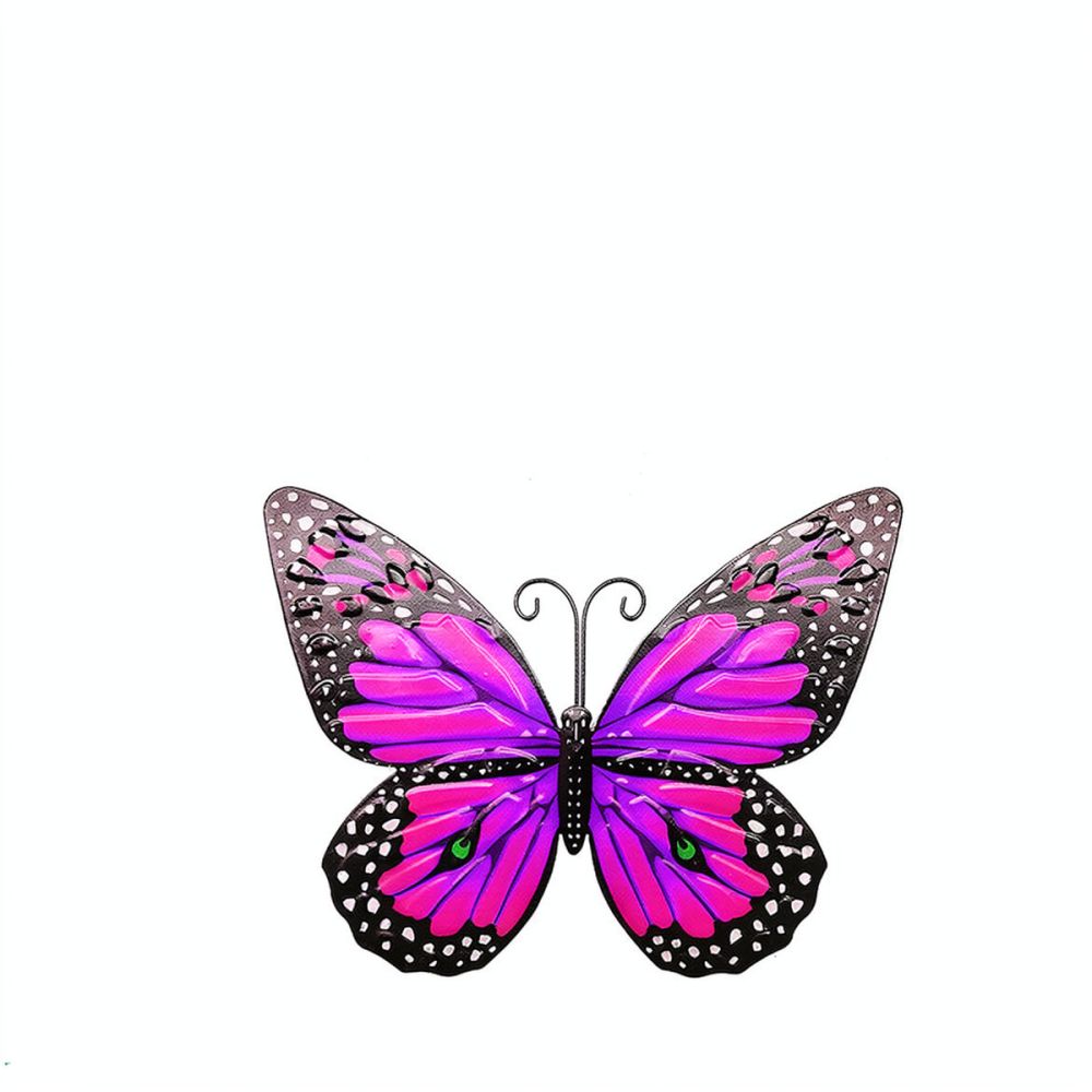 Small Metal Butterfly Wall Dec - Art And Craft For Nursery 评论和价格