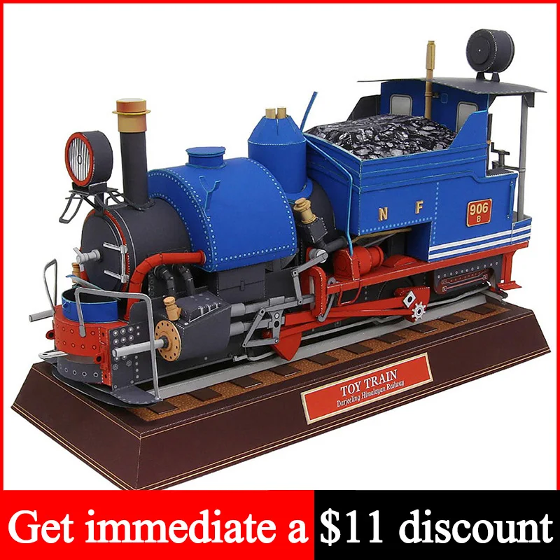 Classic Train Steam Locomotive - Art Craft Cardboard 评论和价格